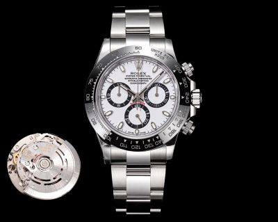 C Factory ROLEX 904L Steel 7750  Daytona White Watch